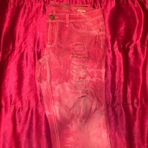 Pink Washed Jeans